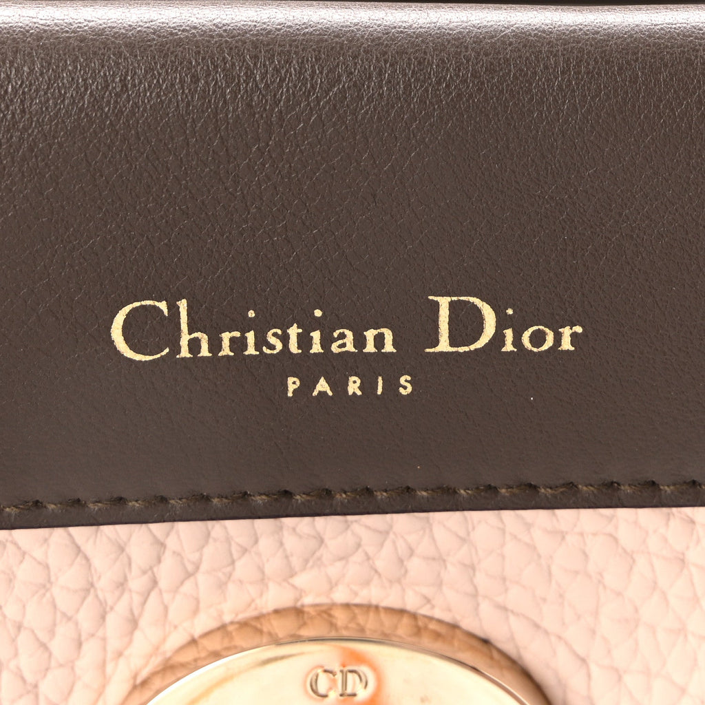 Bullcalf Mini Be Dior Flap Rose Poudre
