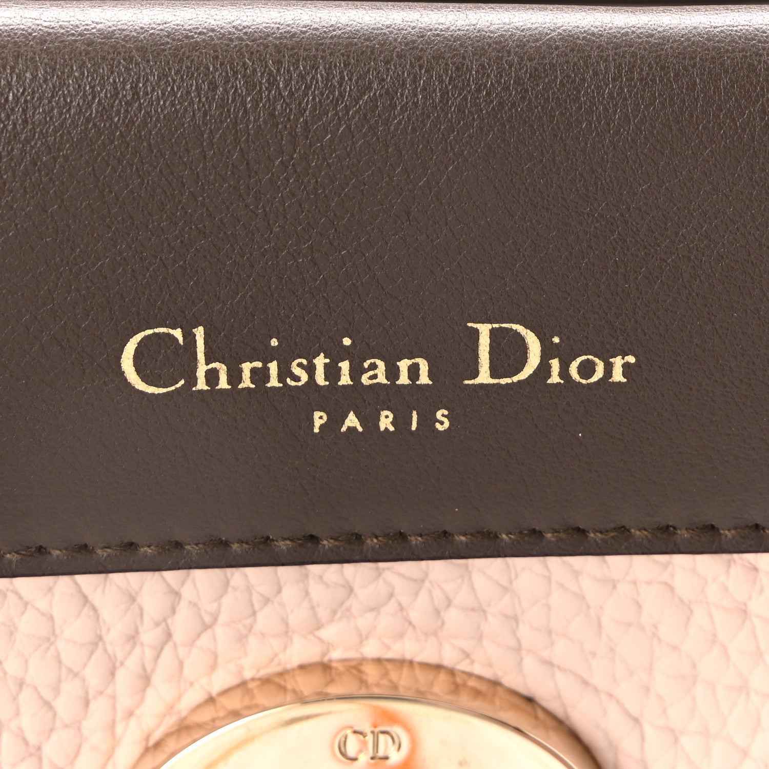 Bullcalf Mini Be Dior Flap Rose Poudre