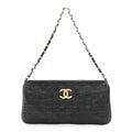 Lambskin Precious Symbols Pochette Black