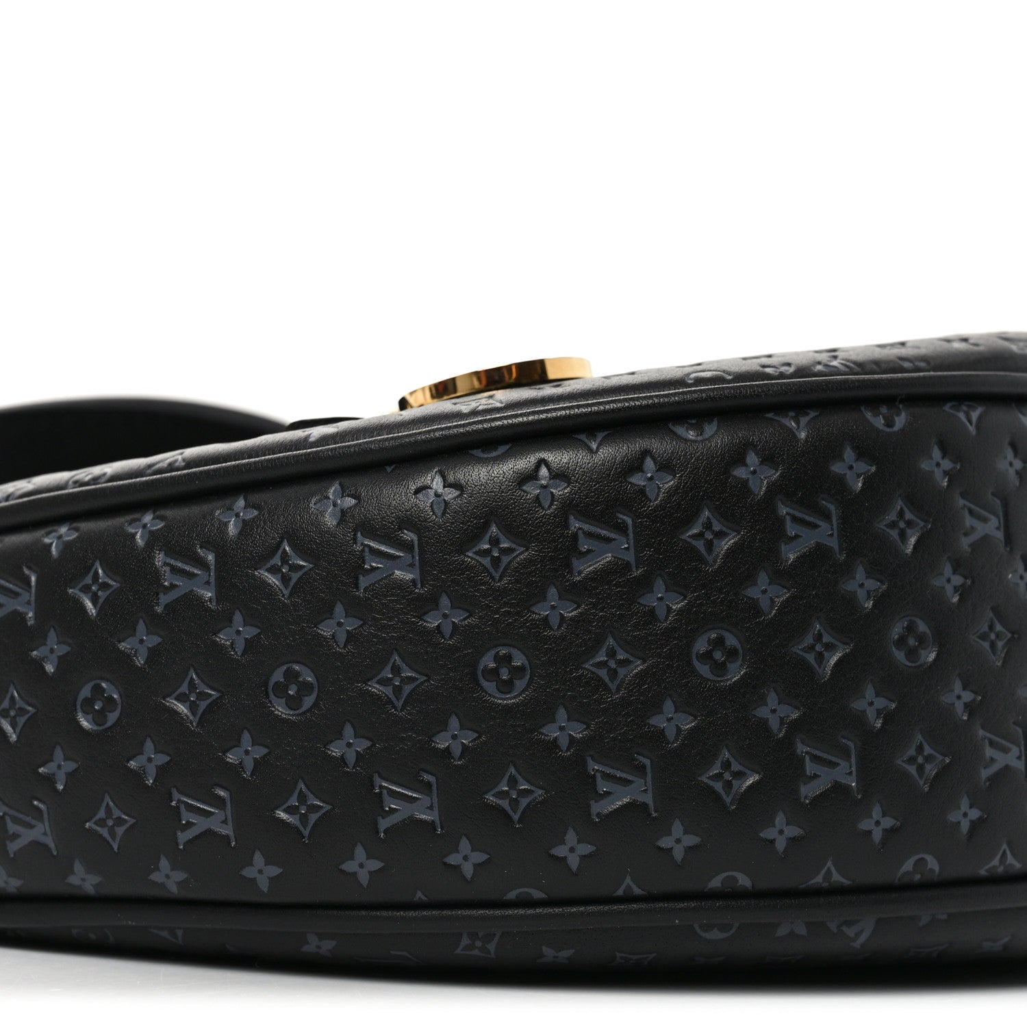 Calfskin Embossed Monogram Loop Black