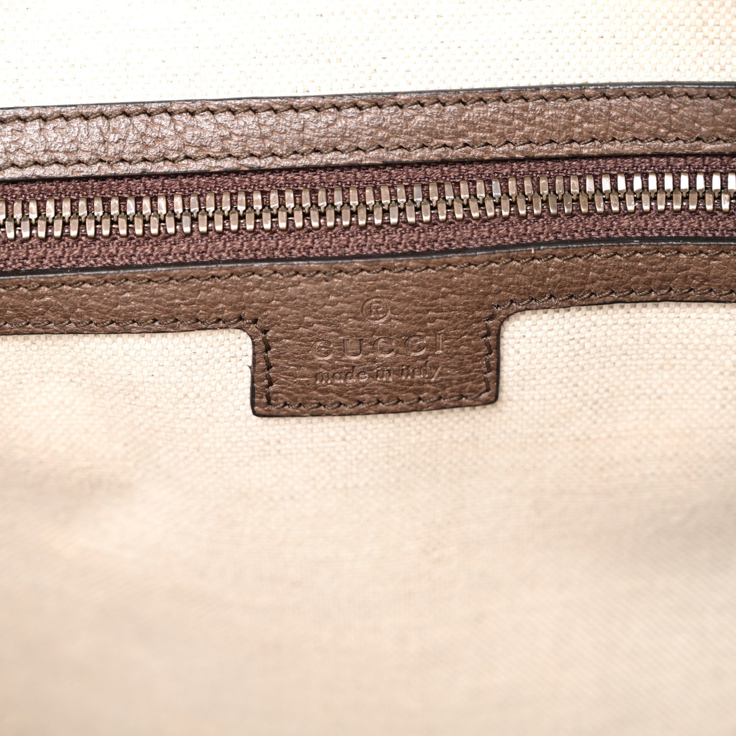 GG Supreme Monogram Textured Dollar Calfskin Web Medium Ophidia Carry-On Duffle Bag Beige Ebony New Acero