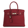 Togo BIRKIN 30 Rouge Grenat