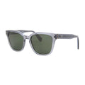 Salvatore Ferragamo Sunglasses Square Full Rim, Transparent Grey Frame and Smoke Lens SF1040S020