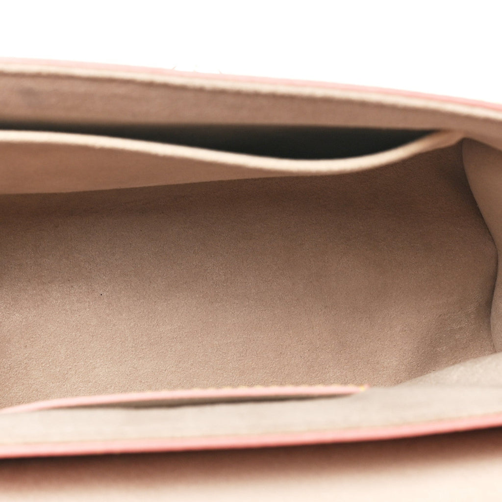 Epi Twist Shoulder Bag MM Rose Ballerine