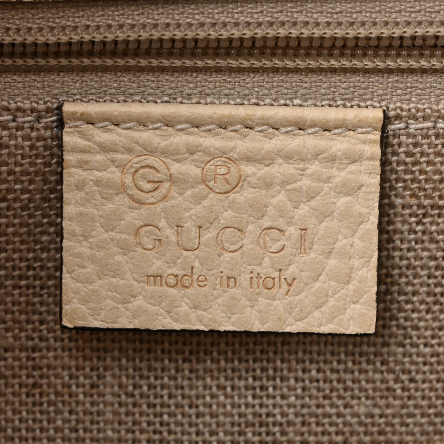 Dollar Calfskin Interlocking G Shoulder Bag Ivoire