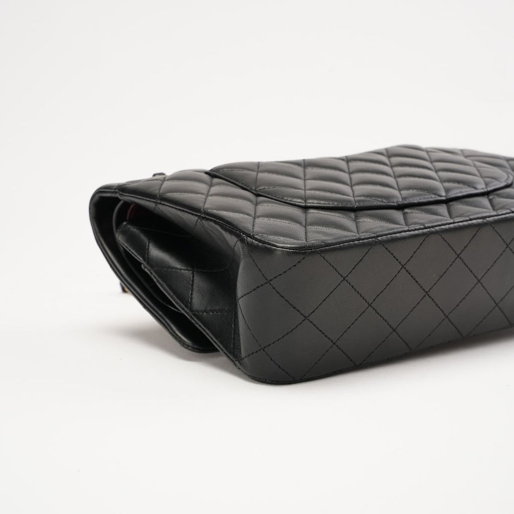 Chanel Classic Medium Double Flap Lamb Black 2017