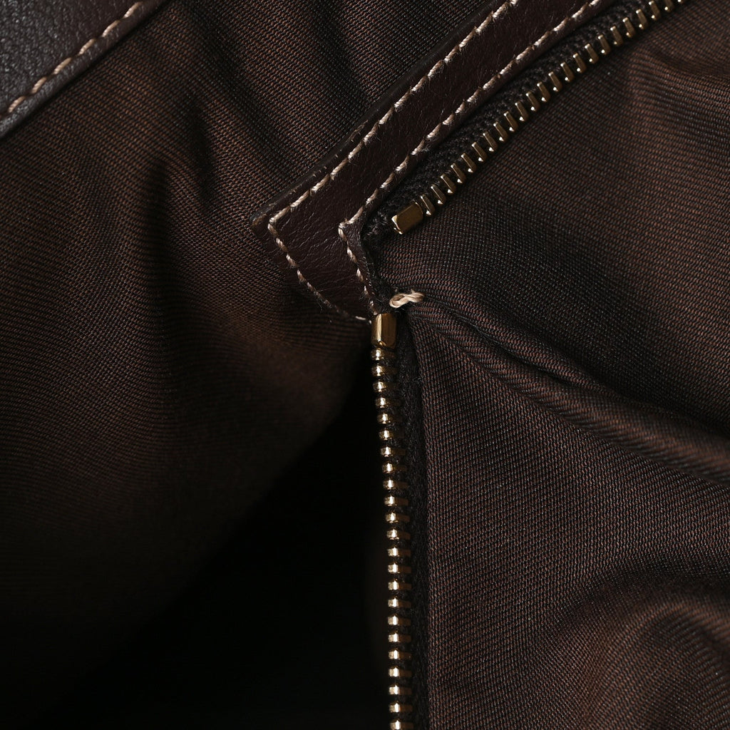 Crystal Monogram Mix Dark Brown