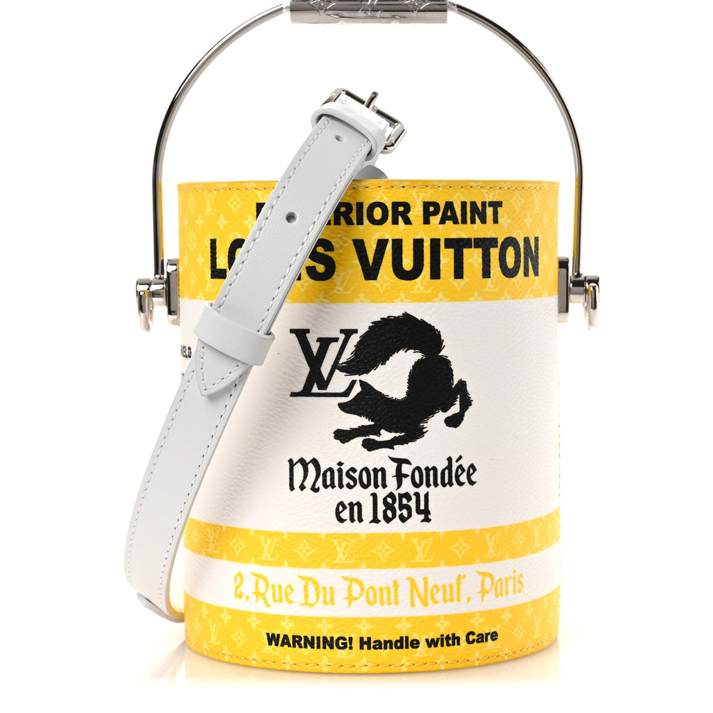 Monogram LV Paint Can Yellow
