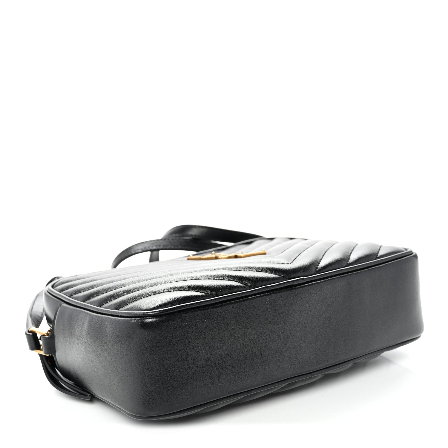 Calfskin Matelasse Monogram Lou Camera Bag Black