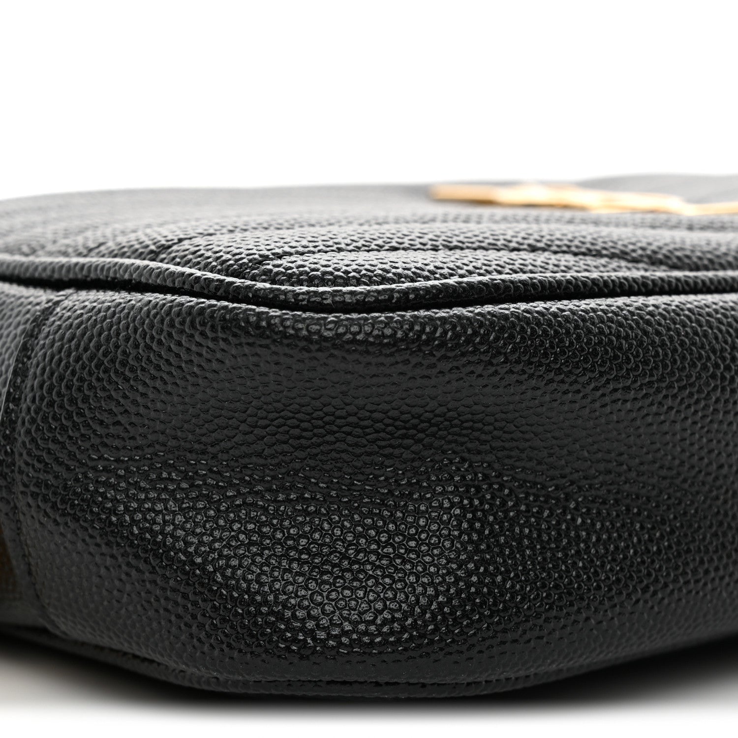 Grain De Poudre Matelasse Monogram Mini Lou Camera Bag Black
