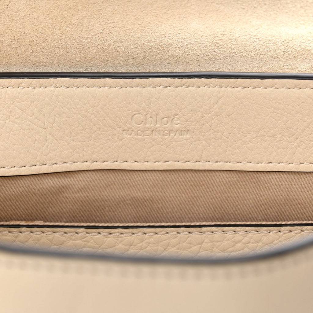 Calfskin Mini Faye Day Shoulder Bag Off White