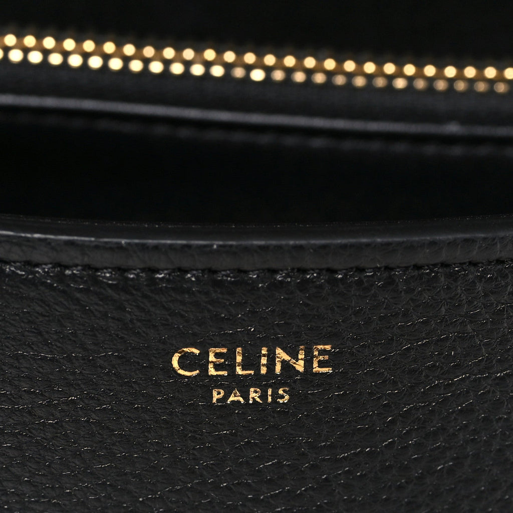 Supple Grained Calfskin Medium Nino Black