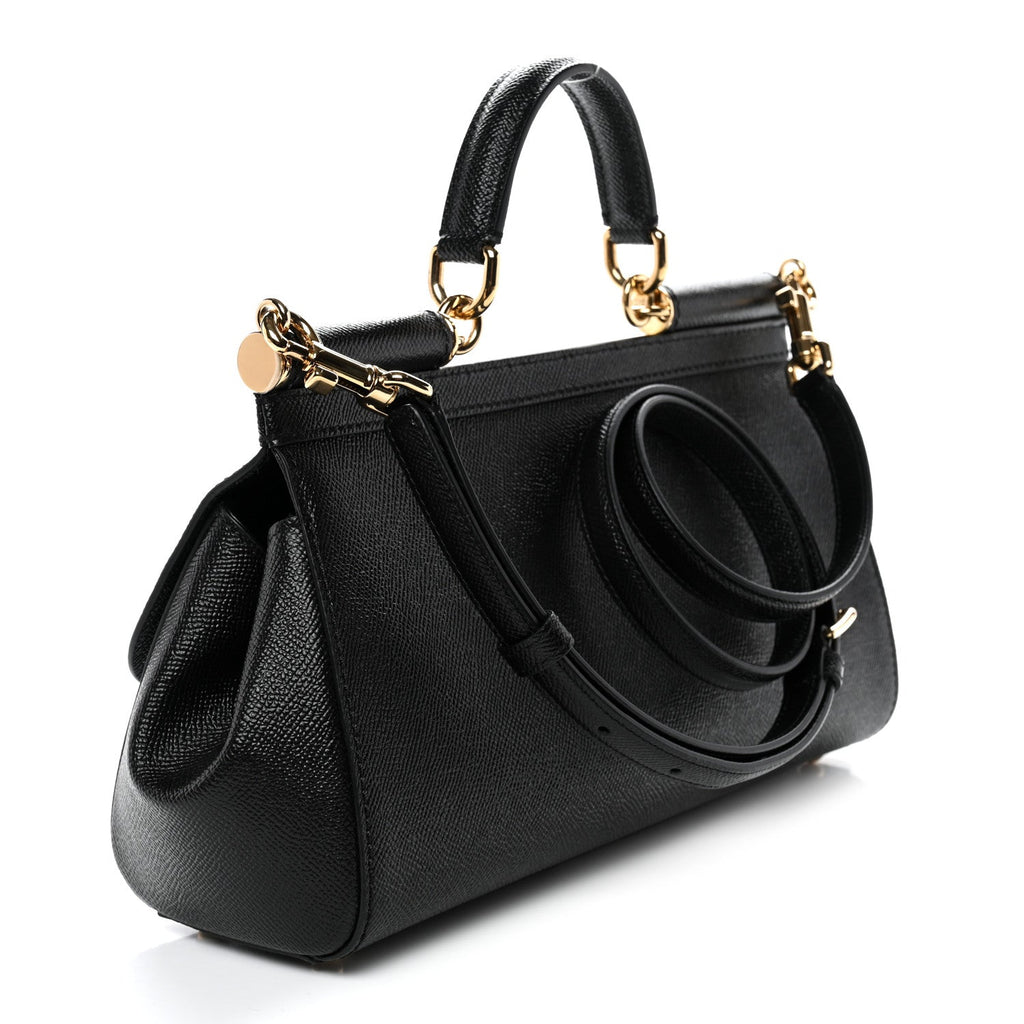 Dauphine Medium Miss Sicily Satchel Black