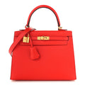 Epsom Kelly Sellier 25 Rouge De Coeur