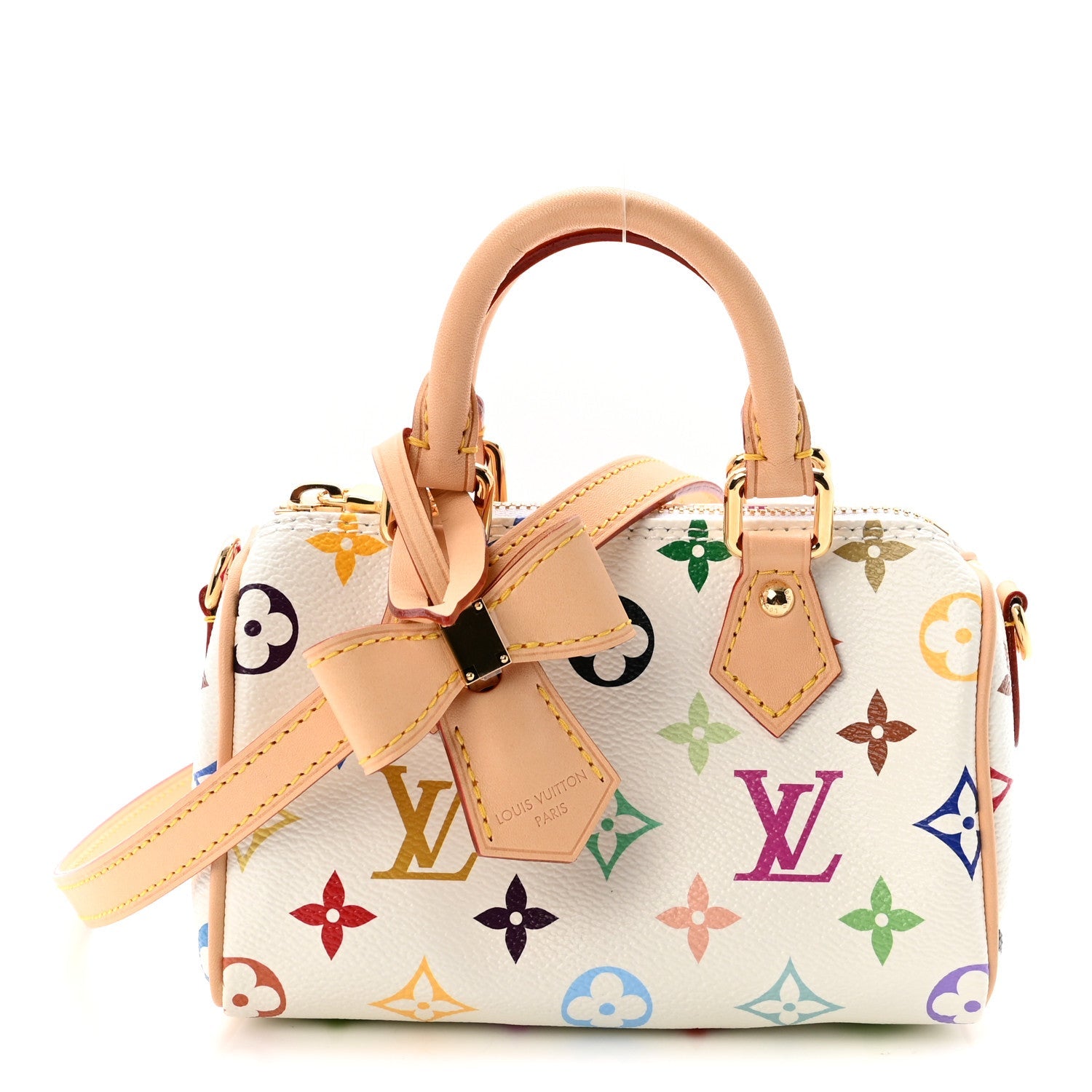 LV X TM Monogram Multicolor Nano Speedy White