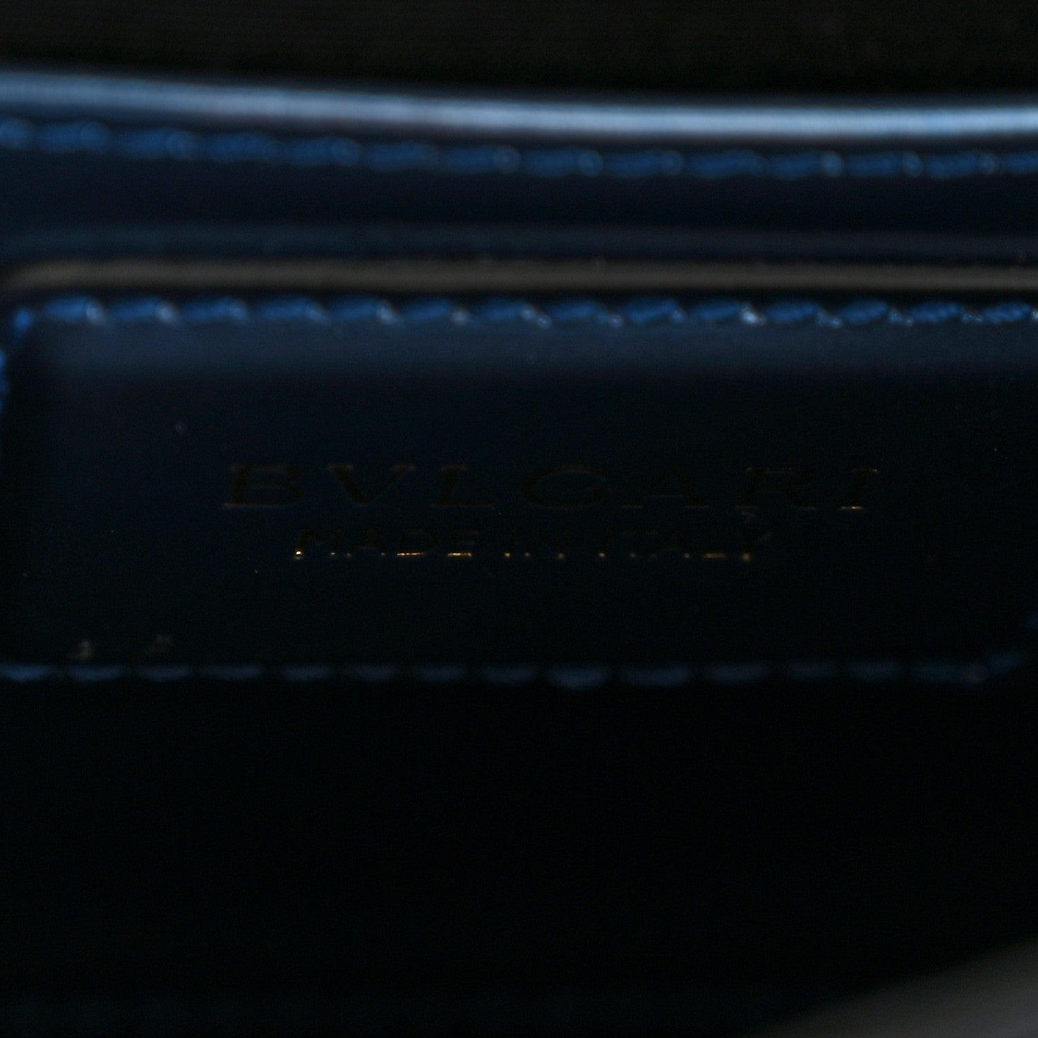 Metallic Calfskin Serpenti Forever Top Handle Blue