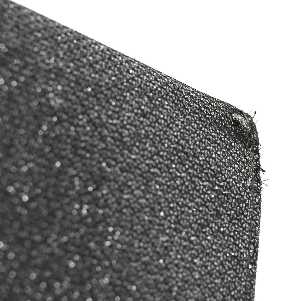 Glitter Fabric Erica Chain Clutch  Anthracite