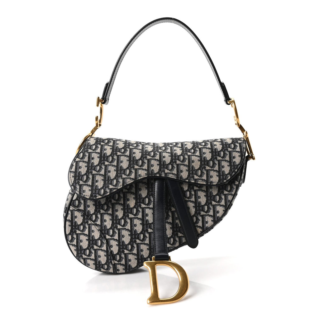 Oblique Saddle Bag Blue
