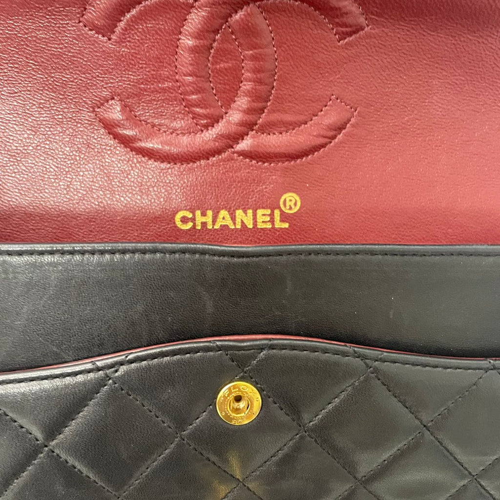 Chanel Vintage Classic Medium Black 1991