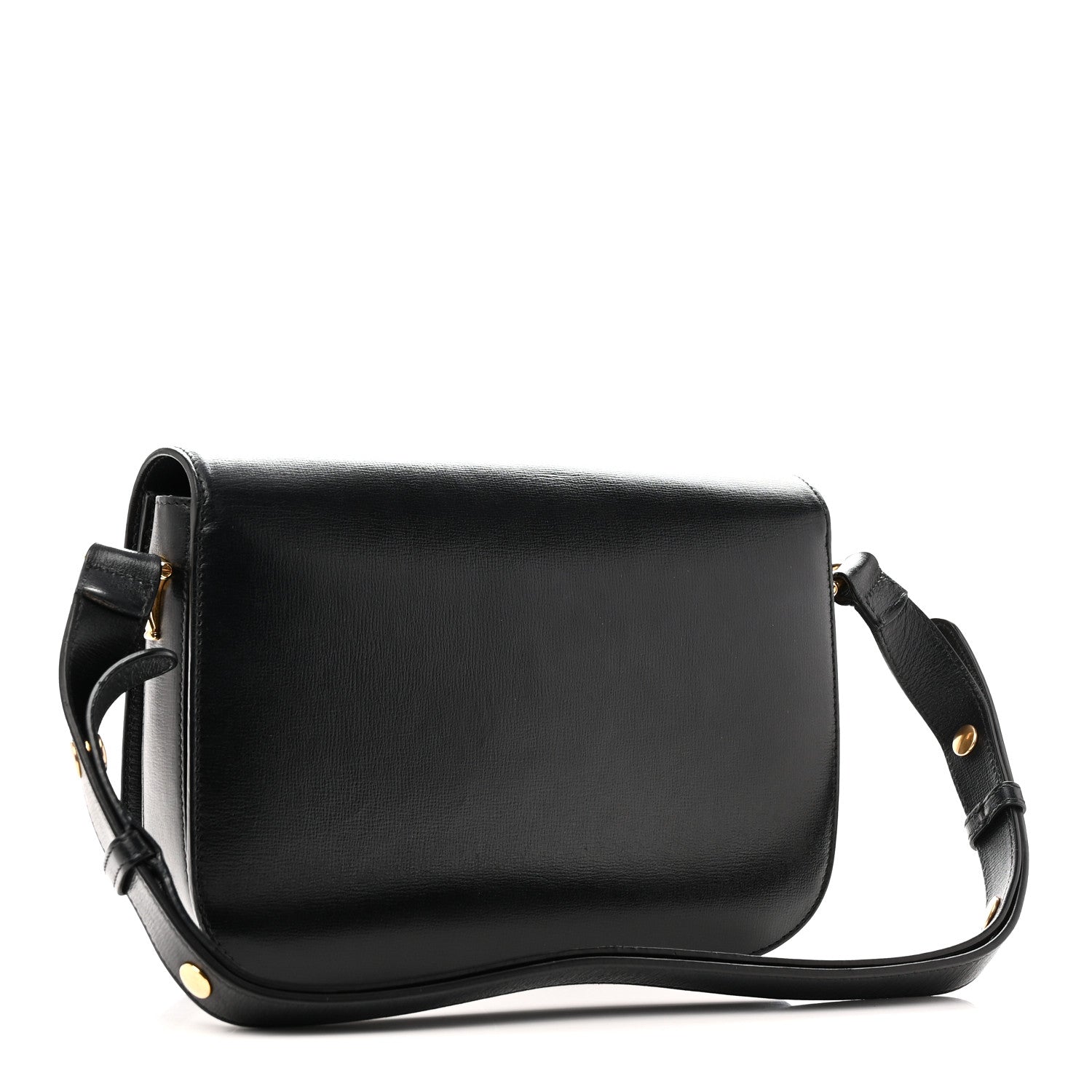 Azalea Calfskin Horsebit 1955 Shoulder Bag Black