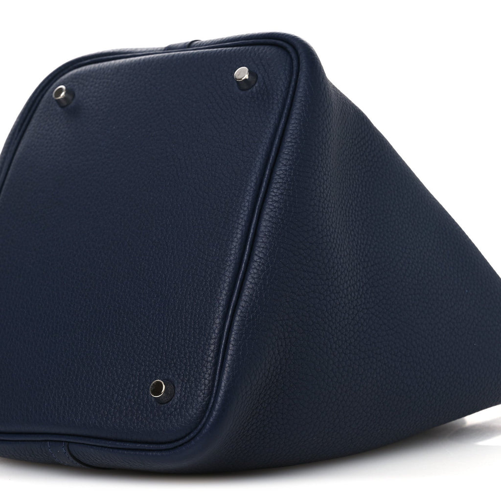 Taurillon Clemence Picotin Lock 22 MM Bleu Nuit