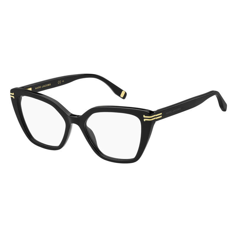 Marc Jacobs Eyeglasses Cat Eye Full Rim, Black Frame and Clear Demo Lenses Lens MJ1071080700