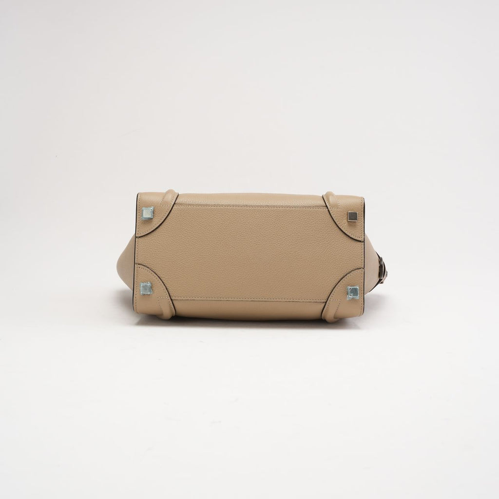 Celine Luggage Micro Tote Grey 2015