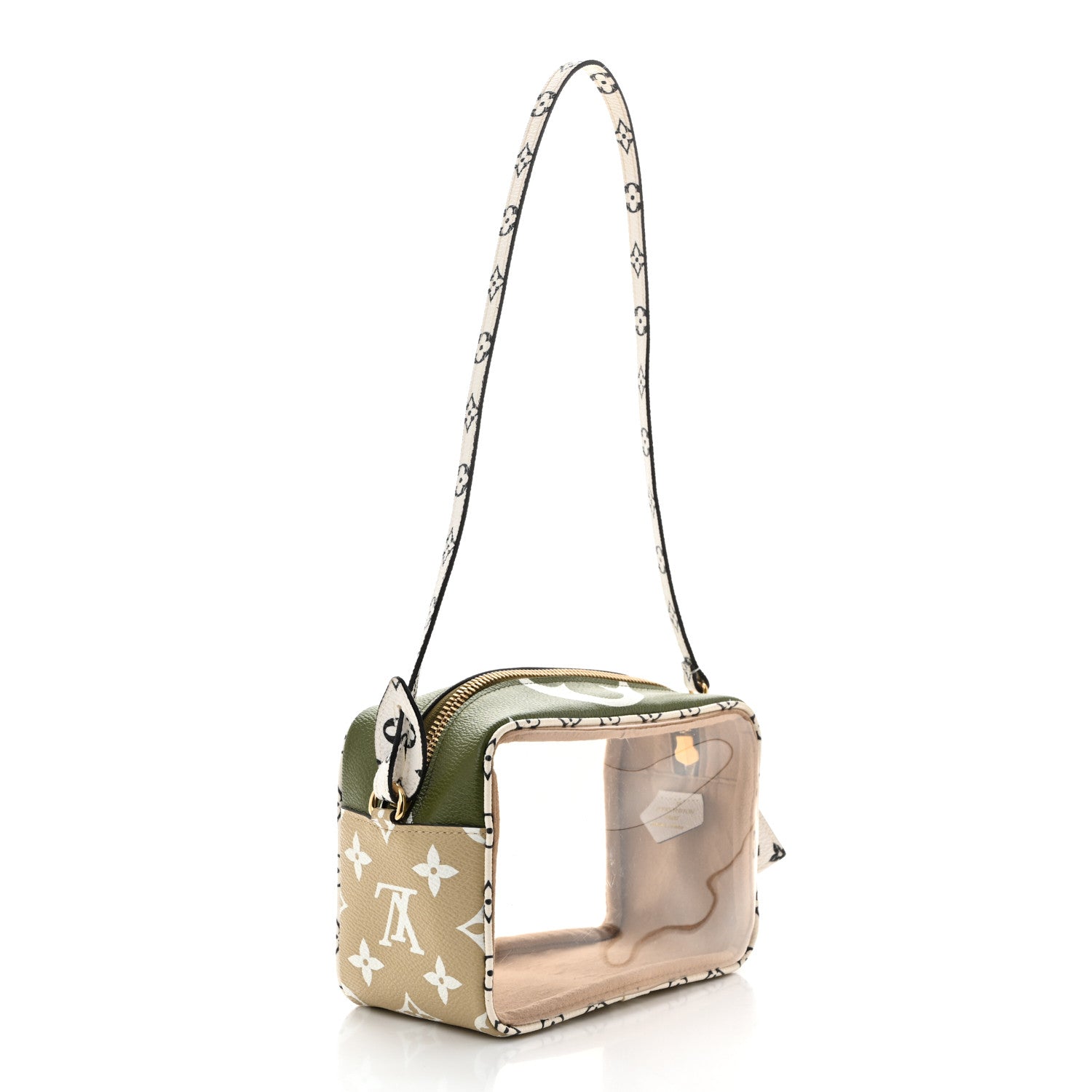 Monogram Giant Beach Pouch Kaki