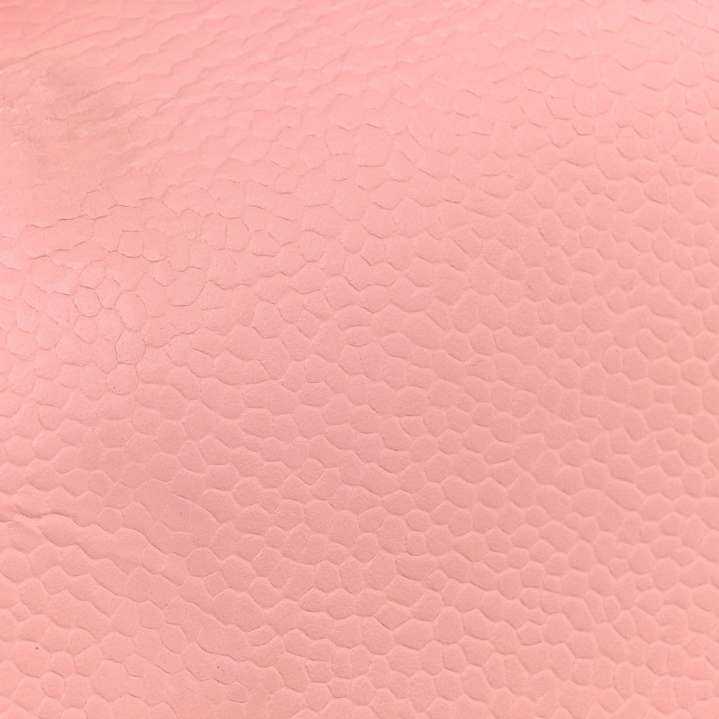 Caviar Quilted Medium Double Flap Pink