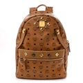 Visetos Studded Medium Dual Stark Backpack Cognac