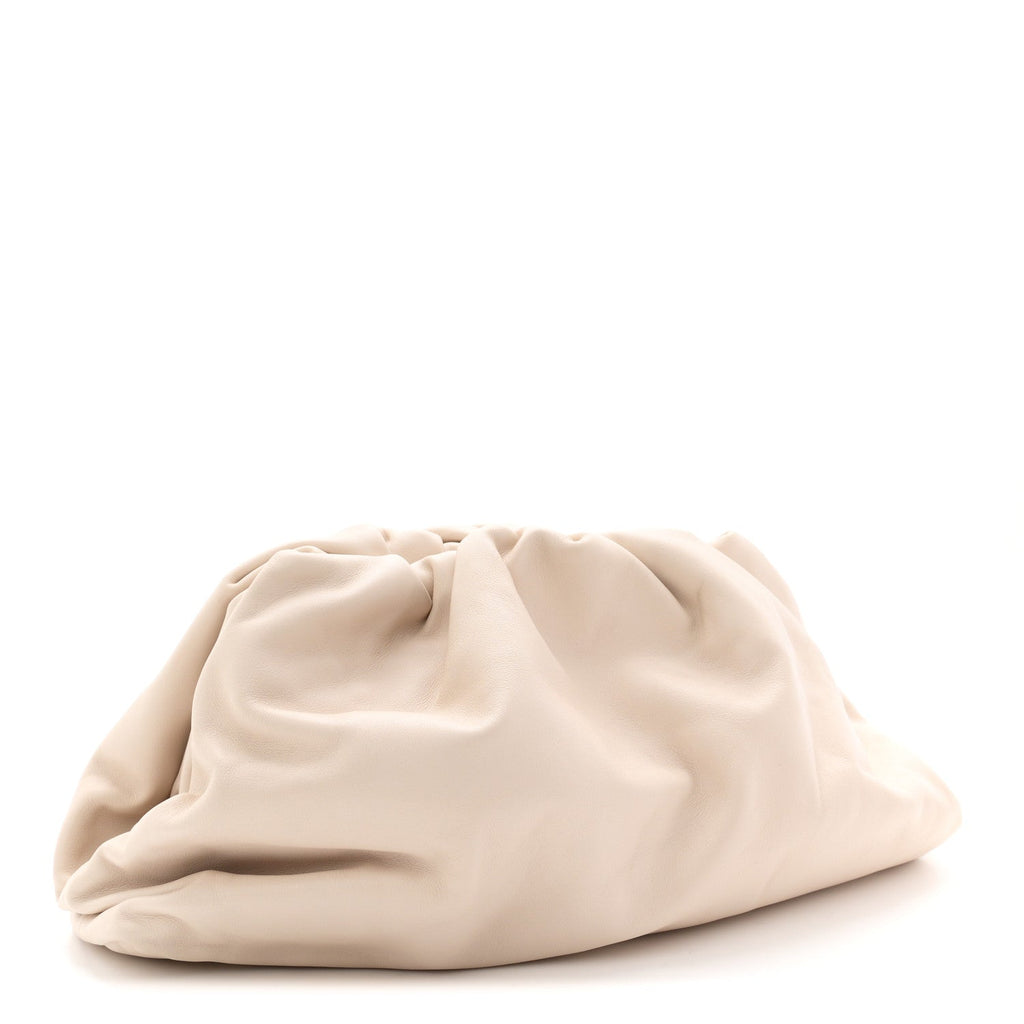 Smooth Butter Calf The Pouch Oversized Clutch Plaster