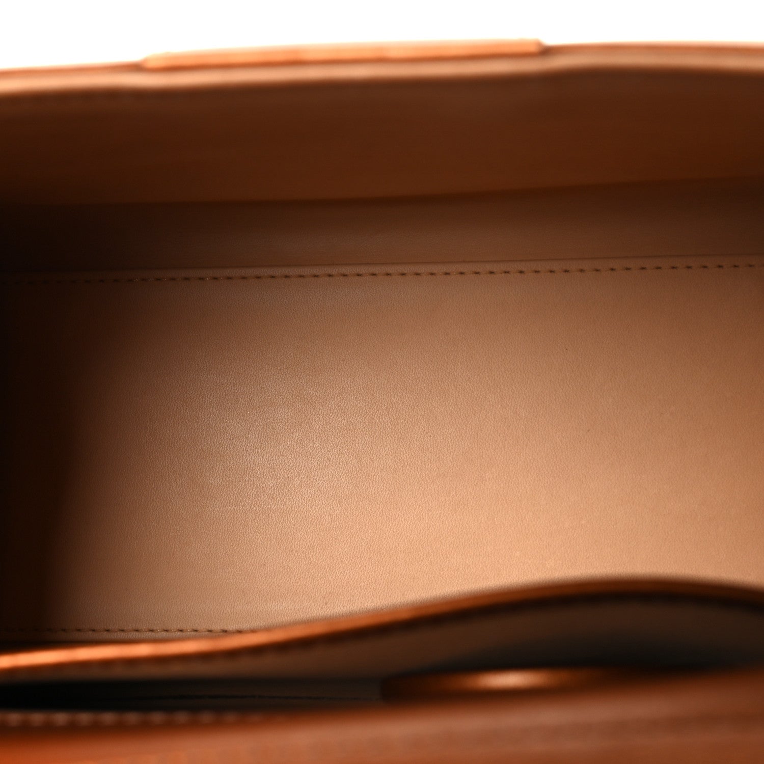 Box Calfskin Mini Brillant Satchel Bronze