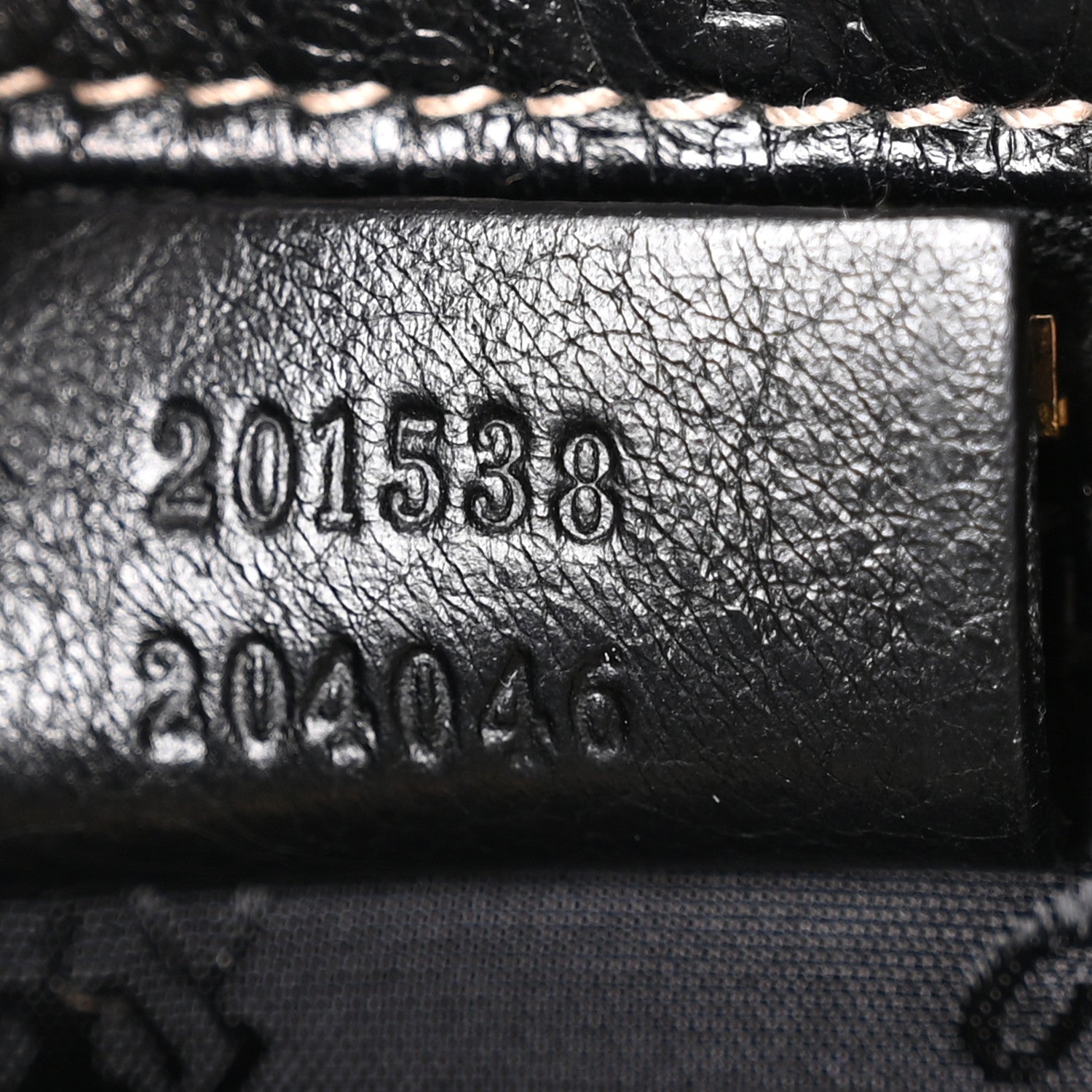 Guccissima Small Flat Messenger Bag Black