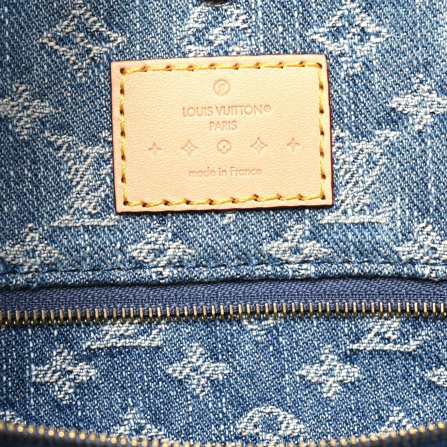 Monogram Denim Onthego MM Blue