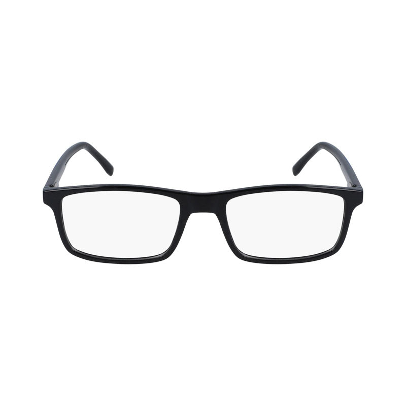 Lacoste Eyeglasses Rectangle Full Rim, Black Frame and Clear Demo Lenses Lens L2858001