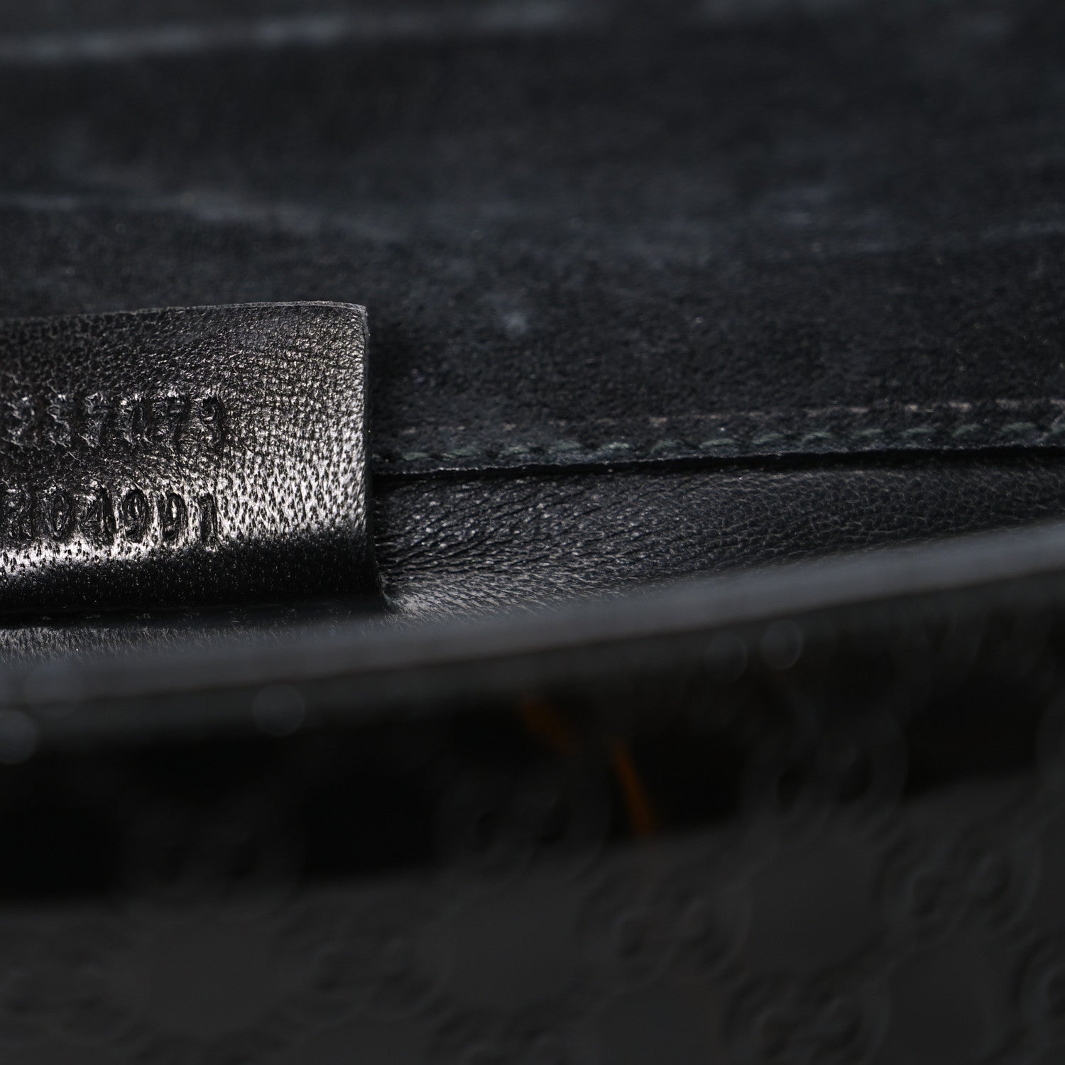 Patent Microguccissima Small Broadway Clutch Black