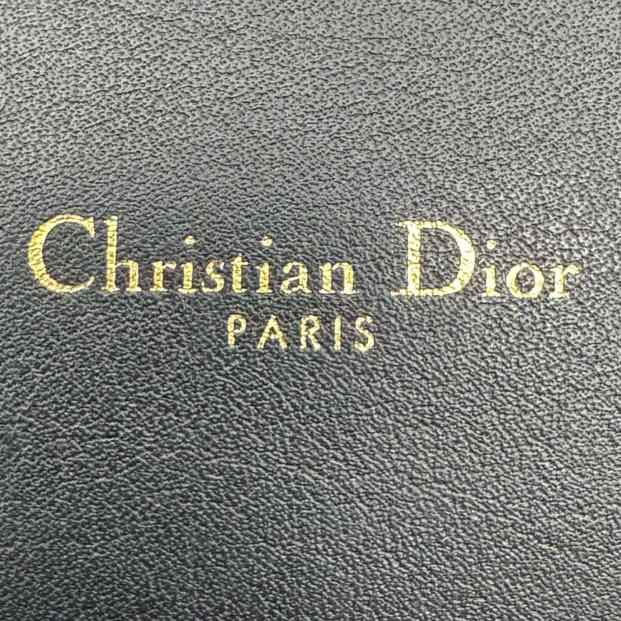 DIOR Calfskin J'Adior Chain Flap Bag Black