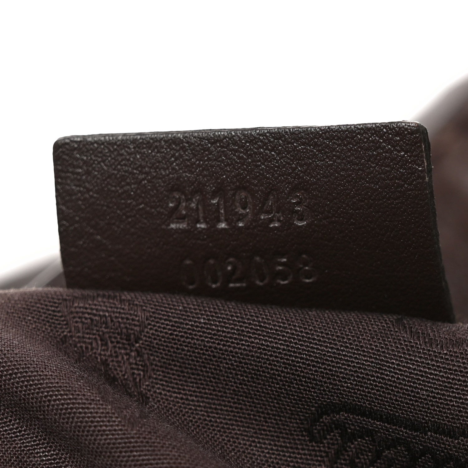 Guccissima Large Sukey Tote Dark Brown