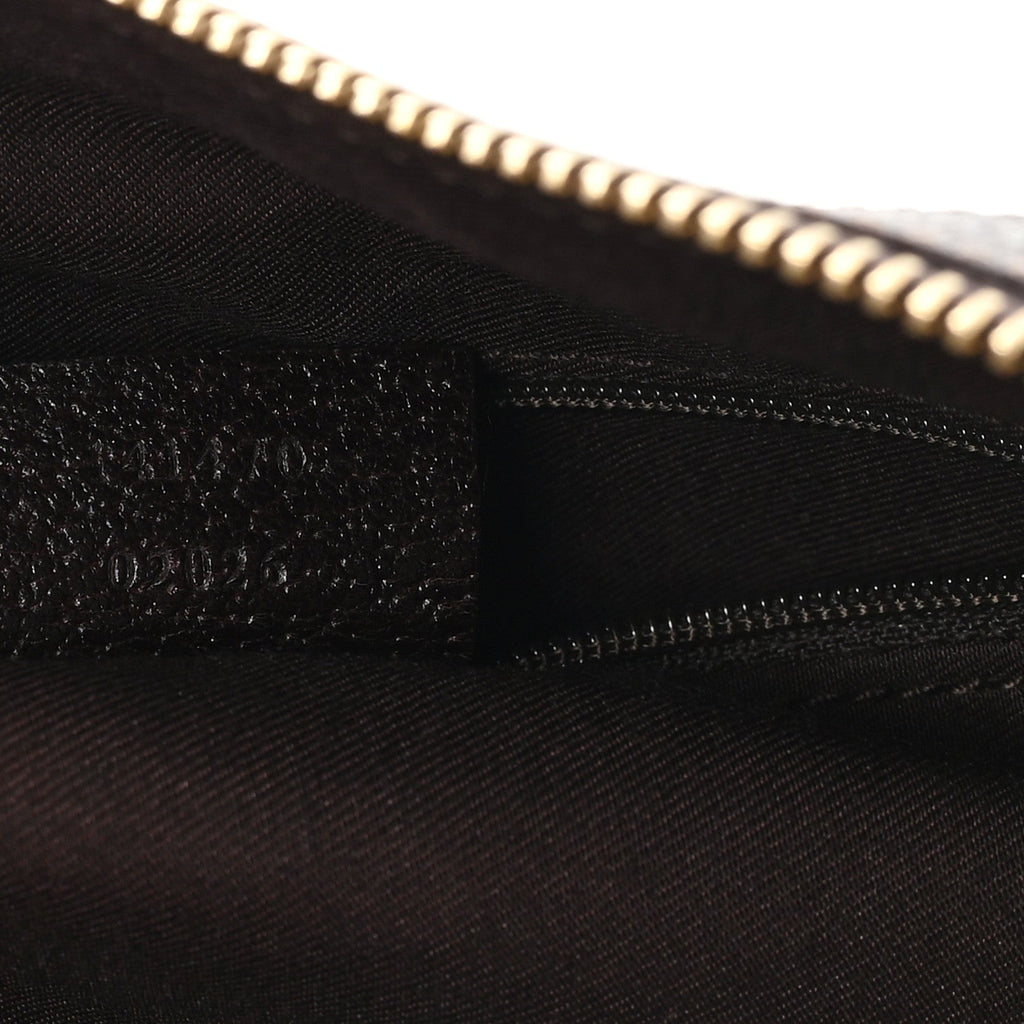 Monogram Medium Abbey Tote Dark Brown