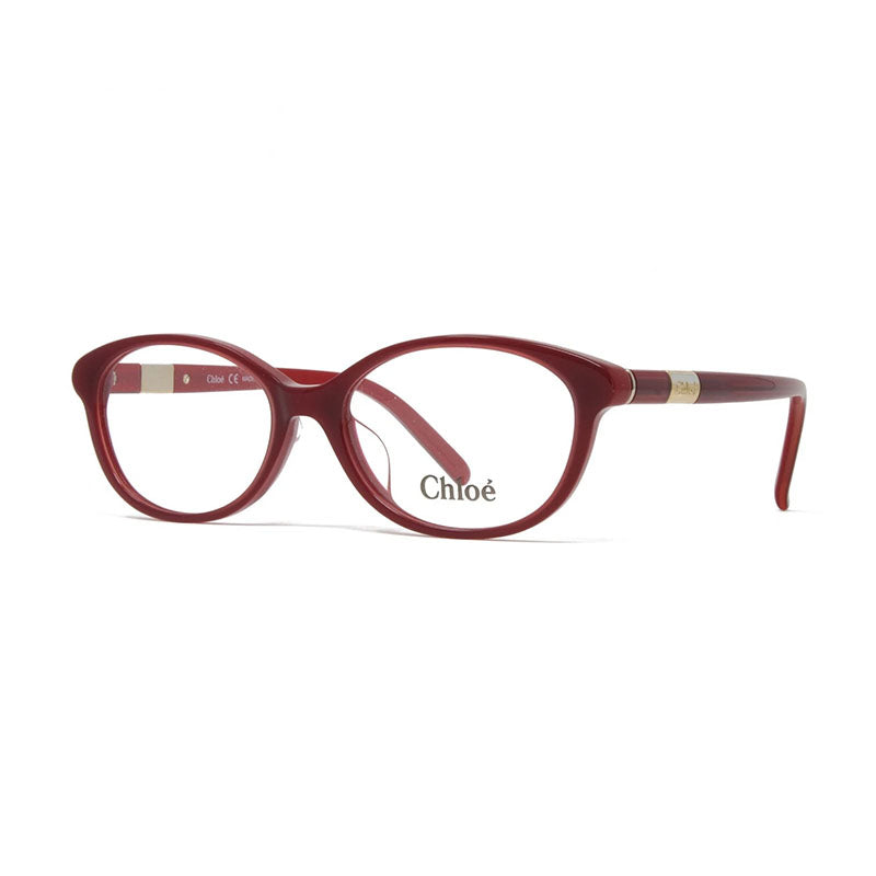 Chloe Eyeglasses Cat Eye Full Rim, Bordeaux Frame and Clear Demo Lens Lens CE2678A613