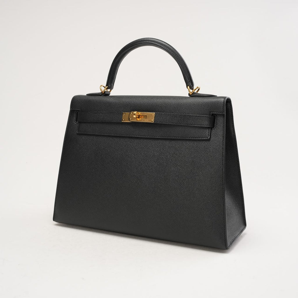 Hermès Sellier Kelly 32 Epsom Black 2016
