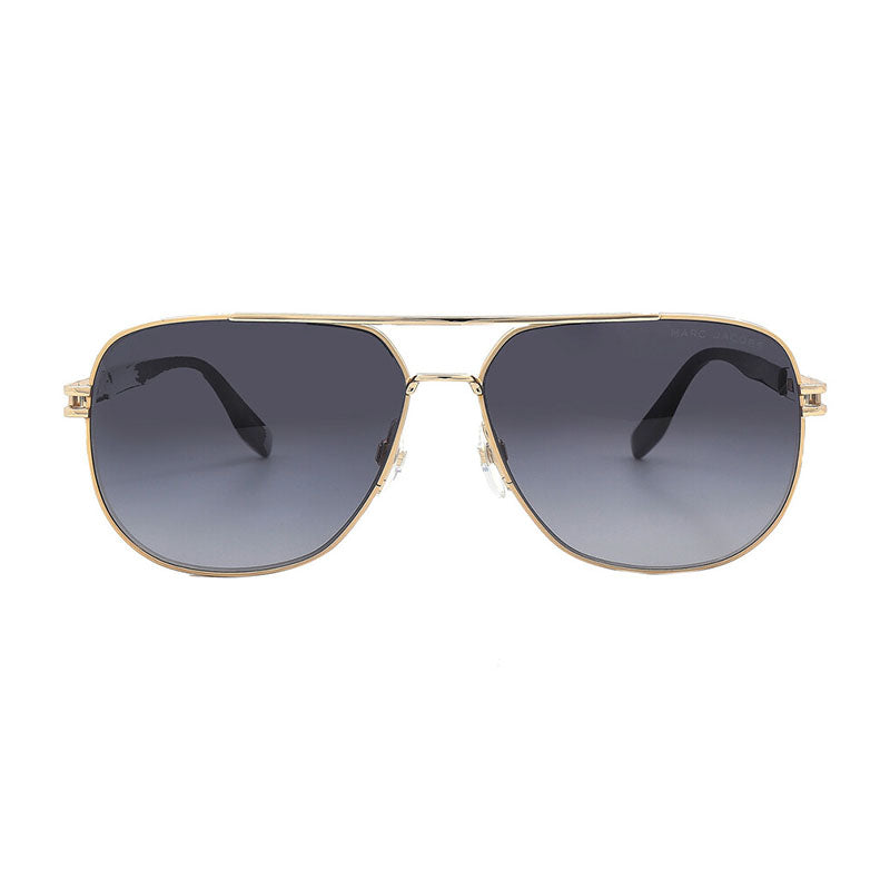 Marc Jacobs Sunglasses Aviator Full Rim, Gold/Brown Frame and Brown Gradient Lens MARC633/S001QHA
