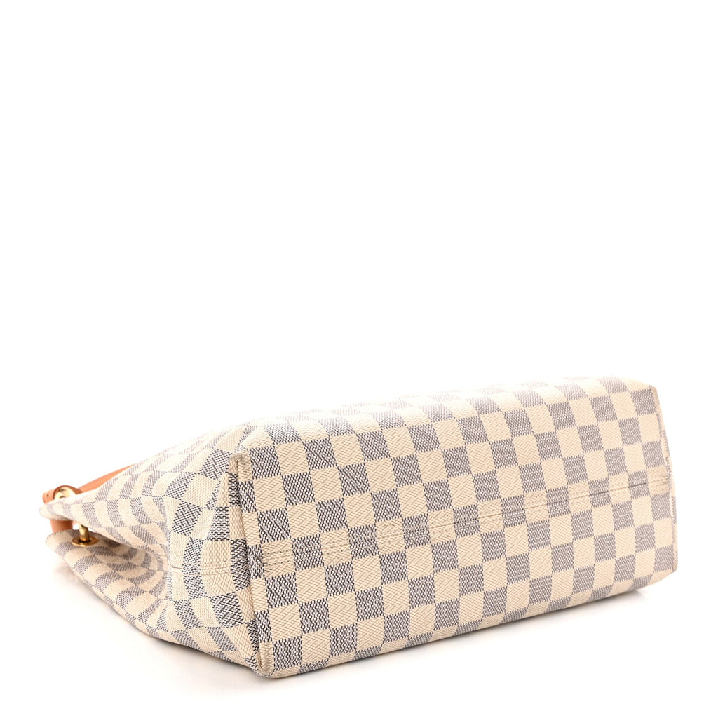 Damier Azur Graceful PM Rose Ballerine