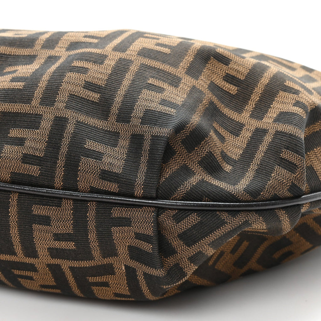 Zucca Small Chef Chain Hobo Tobacco