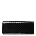 Patent Microguccissima Small Broadway Clutch Black