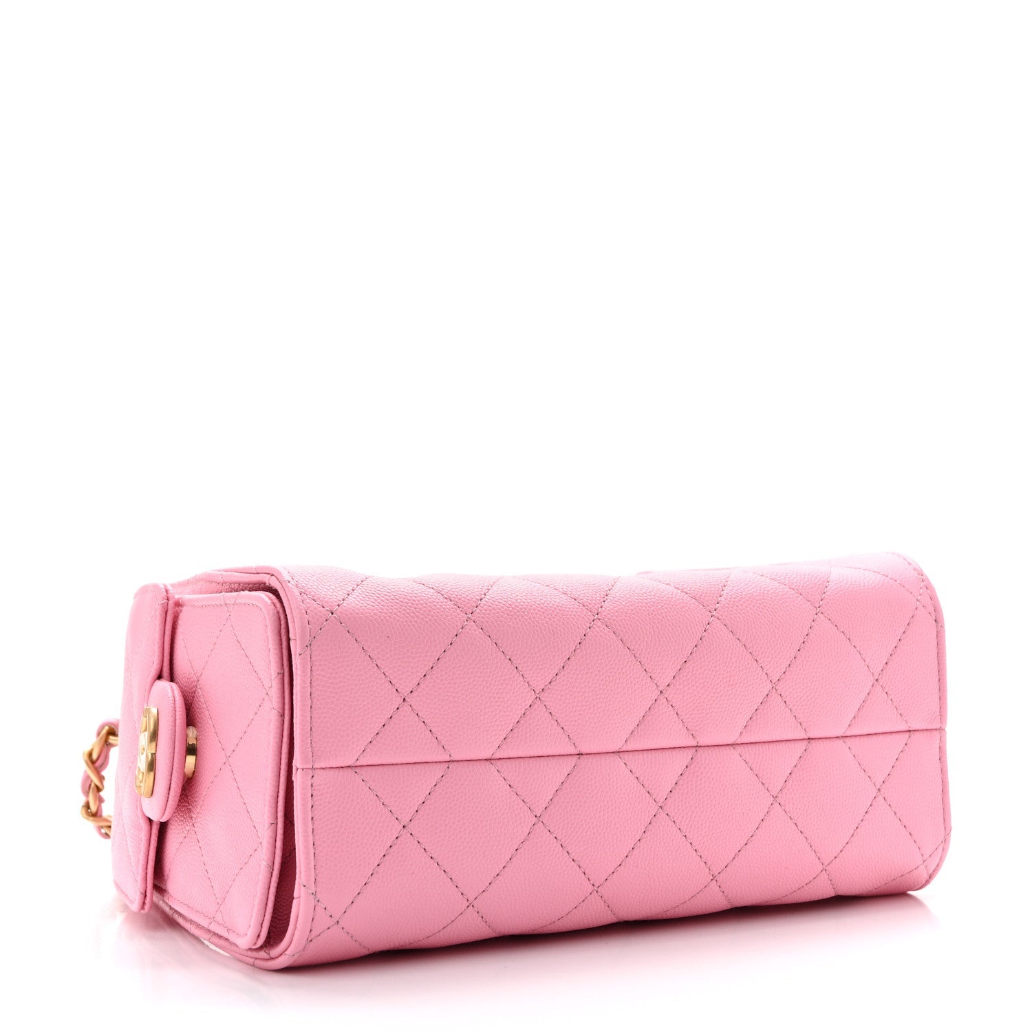 Caviar Quilted Mini Chanel 25 Handbag Pink