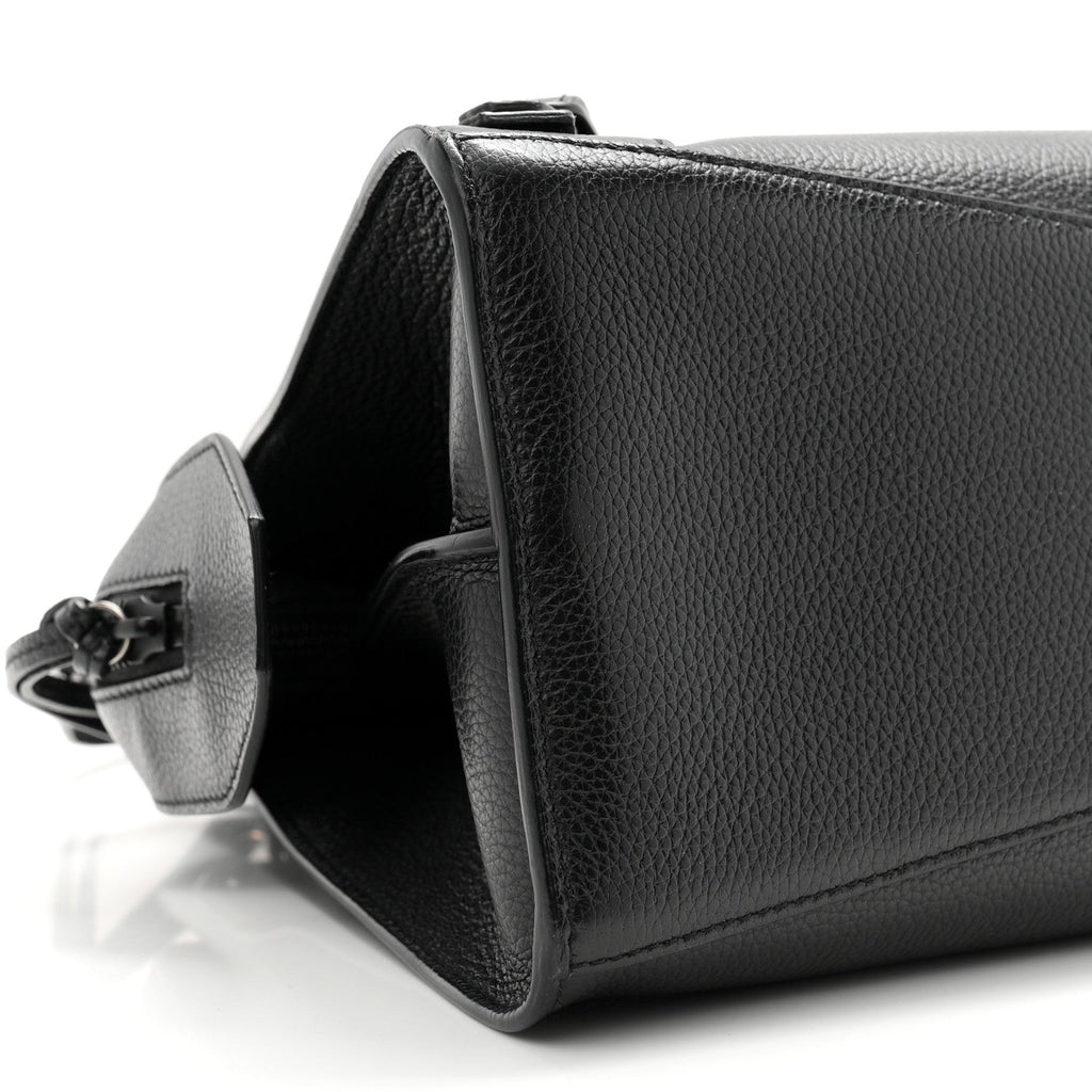 Grained Calfskin Neo Classic Black Hardware S City Black