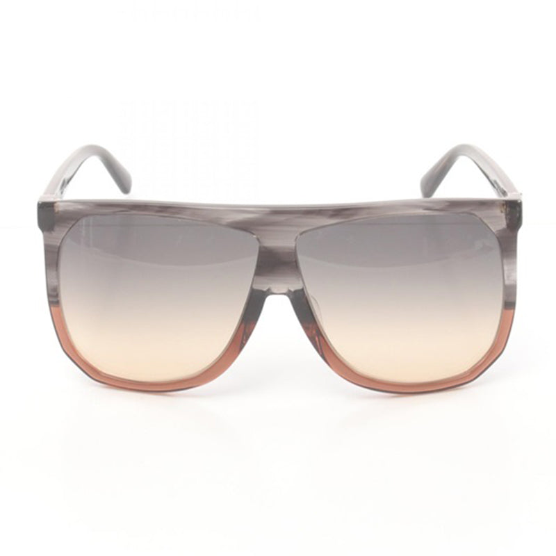 Loewe Sunglasses Square Full Rim, Red/Grey Frame and Grey Gradient Lens LW40001F68B