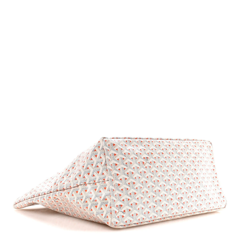 Goyardine Saint Louis Claire Voie GM White Orange