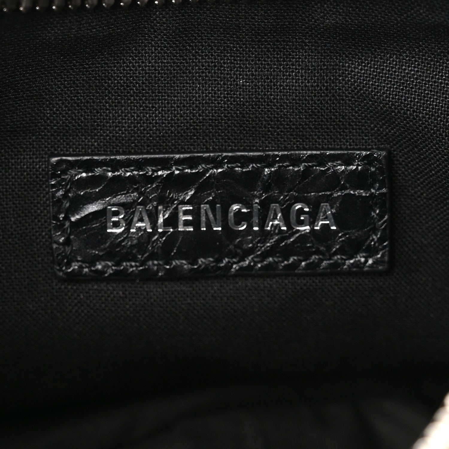 Agneau Arena Safety Pin Le Cagole Shoulder Bag XS Black